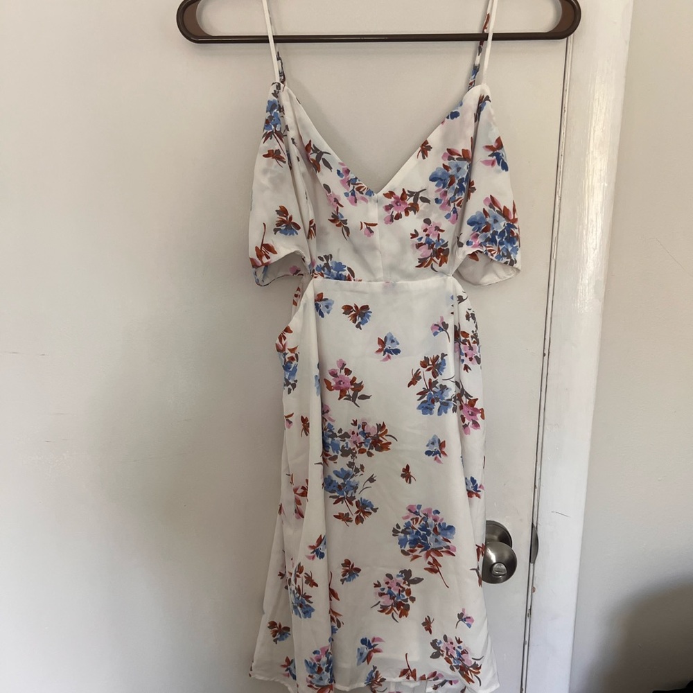 Abercrombie & Fitch White Floral Mini Dress